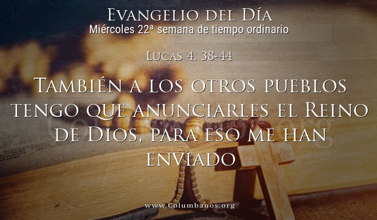 Lucas 4, 38-44