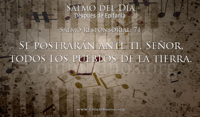 Salmo responsorial: 71