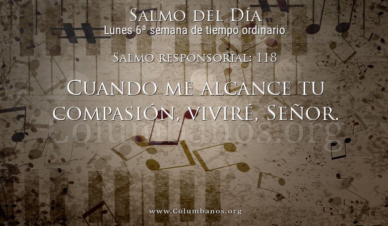 Salmo responsorial: 118