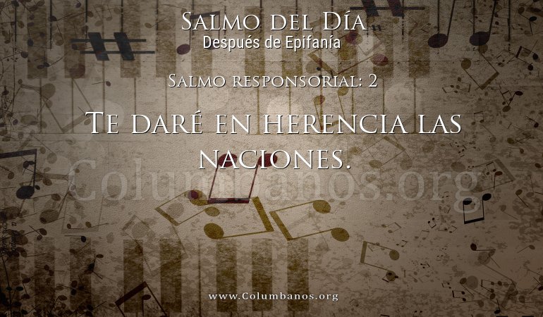 Salmo responsorial: 2