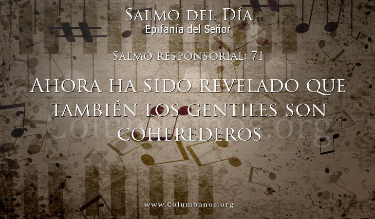 Salmo responsorial: 71